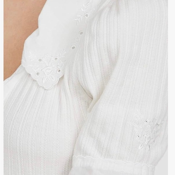 Free People Roxy Top in Ivory SMALL - Picture 4 of 4